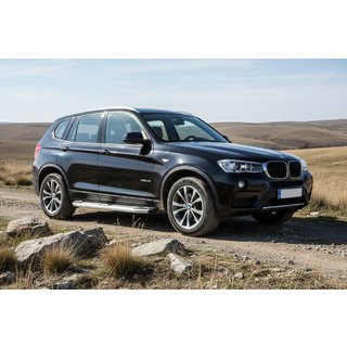 Mevsim Grey sivuporrastangot (2 kpl, alumiini) BMW X3 F25 2011–2018 kuva 1
