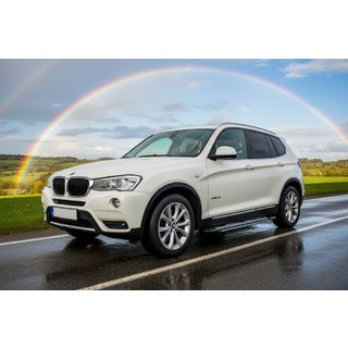 Rainbow sivuportaat (2 kpl, alumiini) BMW X3 F25 2011–2018 kuva 1