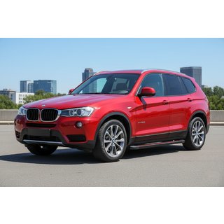 Sivuporrassarja Maya Red (2 kpl, alumiini) BMW X3 F25 2011–2018 kuva 1