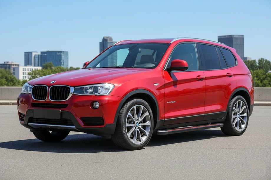 BMW X3 F25 2011–2018 Sivuporrassarja Maya Red (2 kpl, alumiini) Image