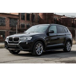 Bosphore Black -sivuastinlaudat (2 kpl, alumiini) BMW X3 F25 2011–2018 kuva 1