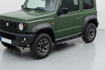 Suzuki Jimny 2018– Sivuastinlaudat Bosphore Grey (2 kpl, alumiini) kuva 1
