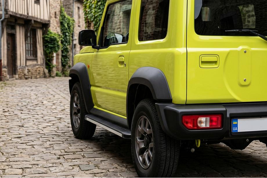 Suzuki Jimny 2018– Sivuportaat Maya V1 (2 kpl, alumiini) Image
