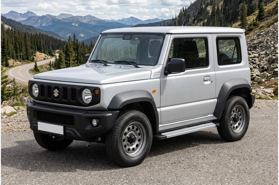 Suzuki Jimny 2018– Maya V2 sivuportaat (2 kpl, alumiini) Image