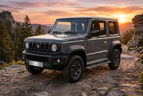 Suzuki Jimny 2018– Allmond Black sivuportaat (2 kpl, alumiini) kuva 1