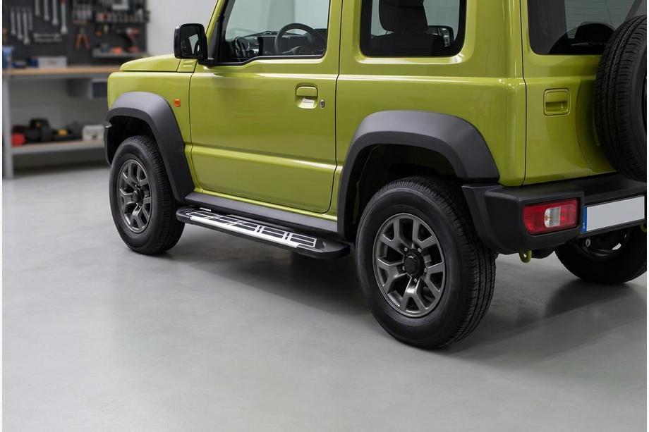 Suzuki Jimny 2018– Sunrise sivuportaat (2 kpl, alumiini) Image