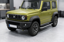 Suzuki Jimny 2018– Sivuportaat Tayga Grey (2 kpl, alumiini) kuva 1
