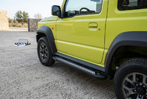 Suzuki Jimny 2018– Sivuporrastangot Vision New Black (2 kpl, alumiini) kuva 2