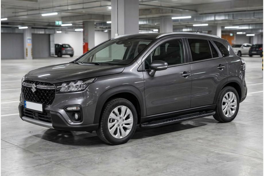 Suzuki SX4 S-Cross 2021– Bosphore Black -sivuastinlaudat (2 kpl, alumiini) Image