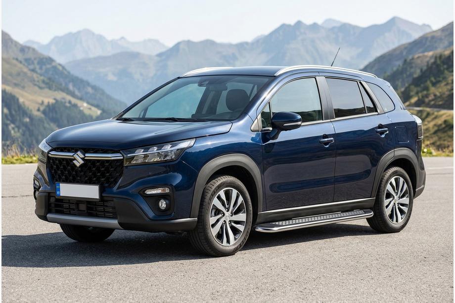 Suzuki SX4 S-Cross 2021– Sivuporraslaudat Maydos V2 (2 kpl, alumiini) Image