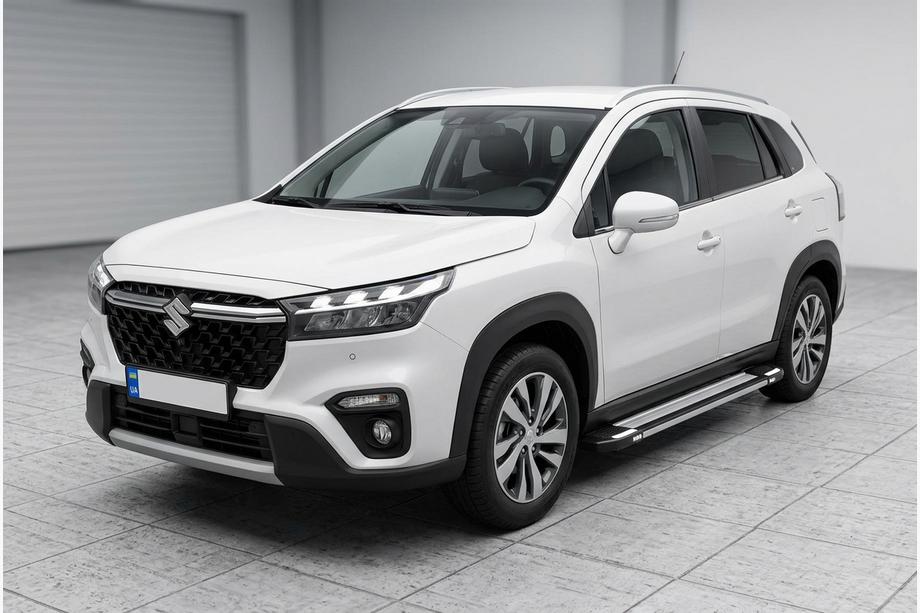 Suzuki SX4 S-Cross 2021– Rainbow sivuportaat (2 kpl, alumiini) Image