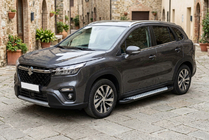 Suzuki SX4 S-Cross 2021– Allmond Grey -sivukynnykset (2 kpl, alumiini) kuva 1