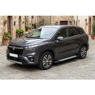 Allmond Grey -sivukynnykset (2 kpl, alumiini) Suzuki SX4 S-Cross 2021– kuva 1