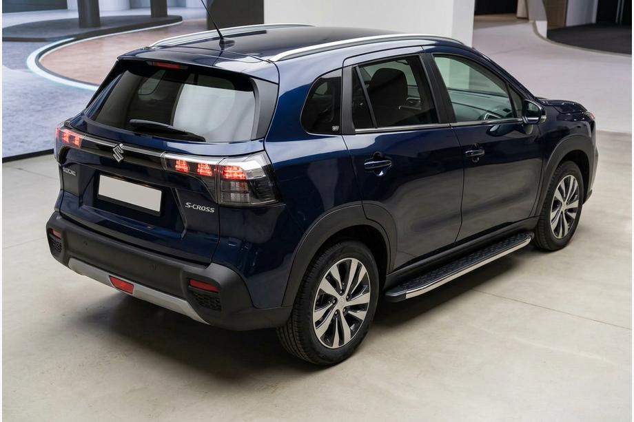 Suzuki SX4 S-Cross 2021– BlackLine-sivuporrast (2 kpl, alumiini) Image