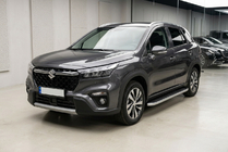 Suzuki SX4 S-Cross 2021– Sivuportaat Tayga Grey (2 kpl, alumiini) kuva 1