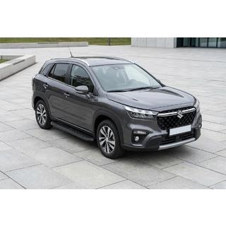 Sivukynnykset Tayga Black (2 kpl, alumiini) Suzuki SX4 S-Cross 2021– kuva 1