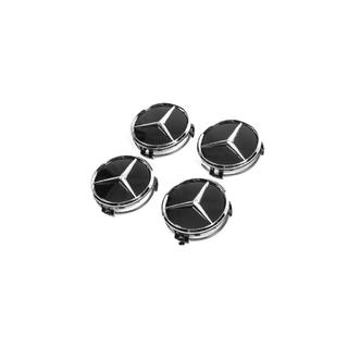 Vanteen keskiökapselit 70/75 mm renkaalla (4 kpl, mustat) kuva 3
