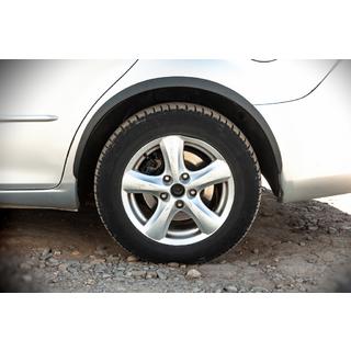 Pyöränkaaren listat (SD-SW) (4 kpl, musta, ABS-muovi) Mazda 6 2003–2008 kuva 2