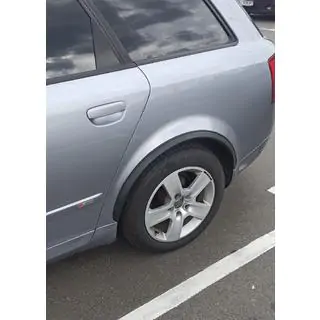 Pyöränkaarilistat (4 kpl, musta, ABS-muovi) Audi A4 B6 2000–2004 kuva 2