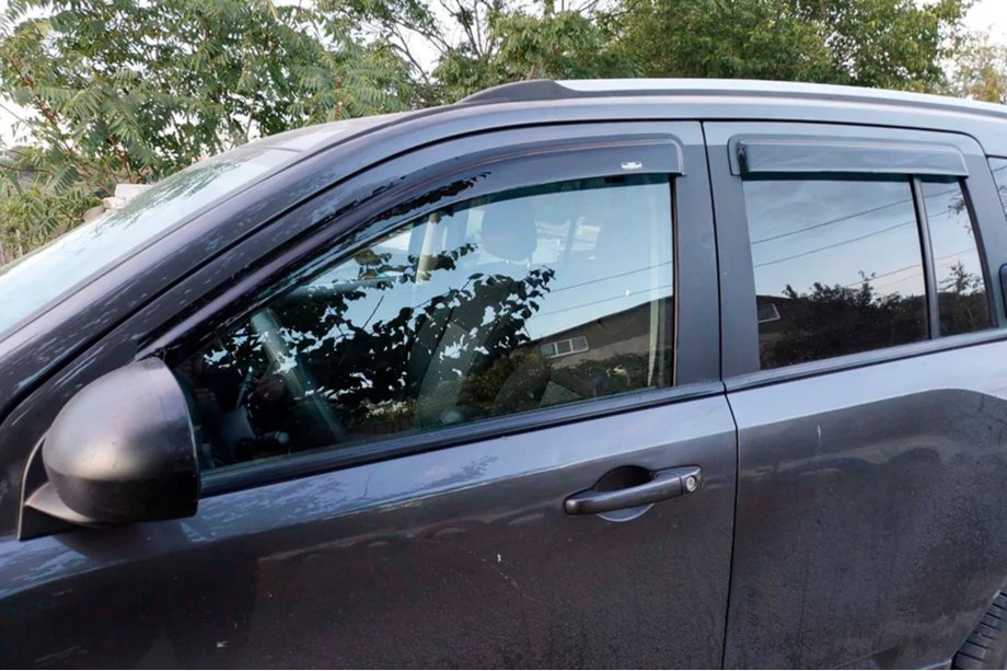 Jeep Compass 2006–2016 Ikkunadeflektorit (4 kpl, HIC) Image