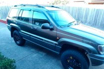 Jeep Grand Cherokee WJ 1999–2004 Ikkunadeflektorit (4 kpl, HIC) kuva 8