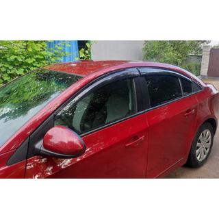 Tuuliohjaimet SD (4 kpl, Sunplex) Chevrolet Cruze 2009–2015 kuva 1