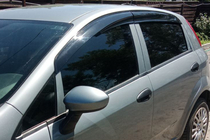 Fiat Punto Grande/EVO 2006–2018 Ikkunatuuliohjaimet (4 kpl, Sunplex Sport) kuva 6