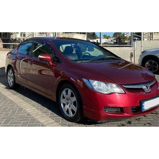 Ikkunatuuliohjaimet (4 kpl, Sunplex Sport) Honda Civic Sedan VIII 2006–2011 kuva 4