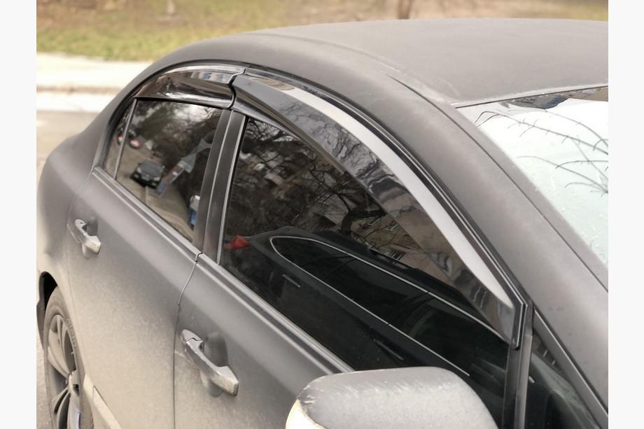 Honda Civic Sedan VIII 2006–2011 Ikkunatuuliohjaimet (4 kpl, Sunplex Sport) Kuva 1