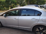 Honda Civic Sedan IX 2011–2016 Ikkunatuuliohjaimet (4 kpl, Sunplex Sport) kuva 4