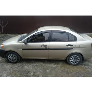 Ikkunatuuliohjaimet (4 kpl, Sunplex Sport) Hyundai Accent 2006–2010 kuva 2