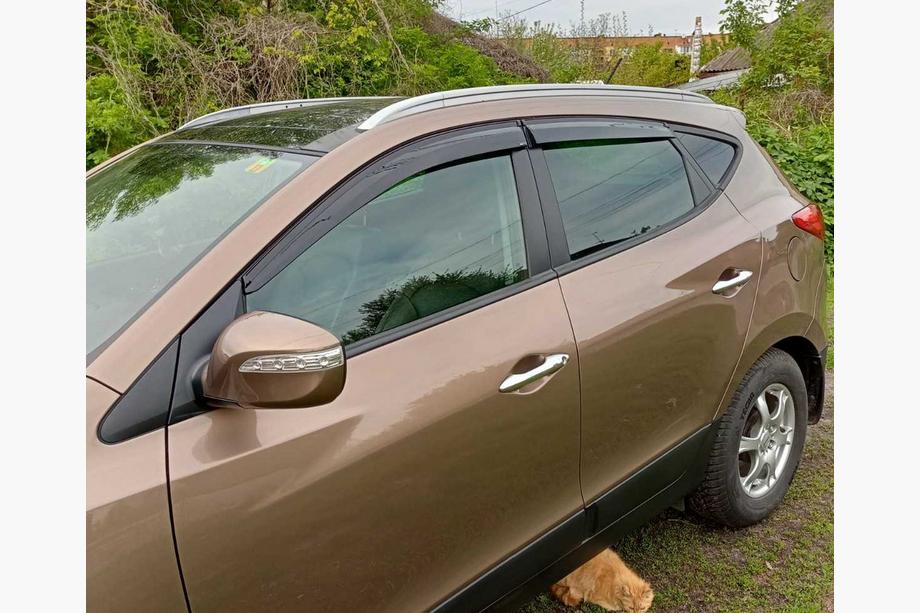 Hyundai IX-35 2010–2015 Ikkunatuuliohjaimet (4 kpl, Sunplex Sport) Image