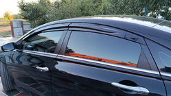 Hyundai Sonata YF 2010–2014 Ikkunatuuliohjaimet (4 kpl, Sunplex Sport) kuva 8