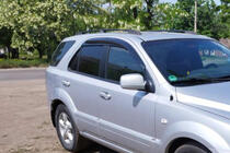 Kia Sorento I BL 2002–2009 Ikkunatuuliohjaimet (4 kpl, Sunplex Sport) kuva 8