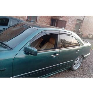 Tuuliohjaimet SD (4 kpl, Sunplex Sport) Mercedes E-sarja W210 1995–2002 kuva 2