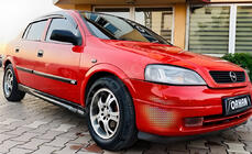 Opel Astra G Classic 1998–2012 Sivulasin tuulisuojat SD/HB (4 kpl, Sunplex Sport) kuva 3