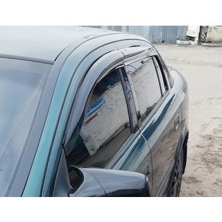 Sivulasin tuulisuojat SD/HB (4 kpl, Sunplex Sport) Opel Astra G Classic 1998–2012 kuva 2