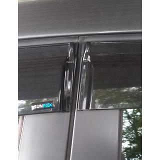 Sivulasin tuuliohjaimet HB/SD (4 kpl, Sunplex Sport) Opel Astra J 2009–2015 kuva 3