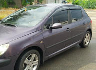Peugeot 307 2001–2008 Ikkunatuuliohjaimet HB (4 kpl, Sunplex Sport) kuva 3