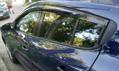 Renault Megane III 2009–2016 Ikkunatuuliohjaimet HB (4 kpl, Sunplex Sport) kuva 7