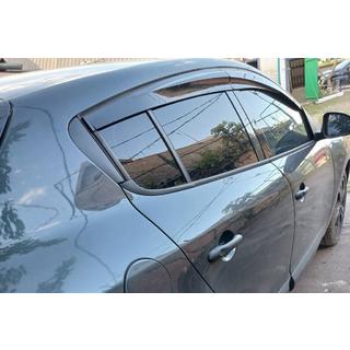 Ikkunatuuliohjaimet HB (4 kpl, Sunplex Sport) Renault Megane III 2009–2016 kuva 3