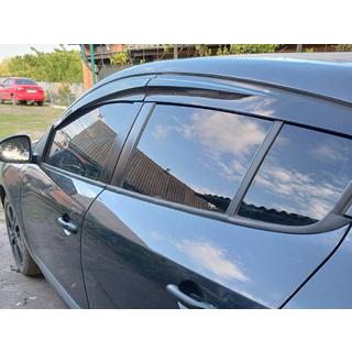 Ikkunatuuliohjaimet HB (4 kpl, Sunplex Sport) Renault Megane III 2009–2016 kuva 2