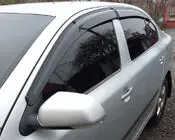 Skoda Octavia III A7 2013–2019 Tuuliohjaimet LiftBack (4 kpl, Sunplex Sport) kuva 5