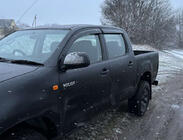Toyota Hilux 2006–2015 Ikkunatuuliohjaimet (4 kpl, Sunplex Sport) kuva 7