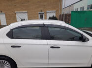 Peugeot 301 2012– Ikkunatuuliohjaimet kromilistalla (4 kpl, Sunplex Chrome) kuva 4