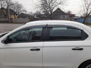 Peugeot 301 2012– Ikkunatuuliohjaimet kromilistalla (4 kpl, Sunplex Chrome) kuva 1