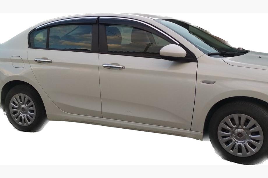Fiat Tipo 2016– Ikkunatuuliohjaimet kromilistalla (4 kpl, Sunplex Chrome) Image