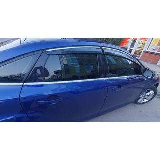 Tuuliohjaimet kromilistalla HB/Sedan (4 kpl, Sunplex Chrome) kuva 2