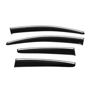 Tuuliohjaimet kromilistalla HB/Sedan (4 kpl, Sunplex Chrome) kuva 4