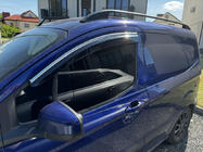 Ford Courier 2014–2023 Ikkunatuuliohjaimet kromilistalla (4 kpl, Sunplex Chrome) kuva 1